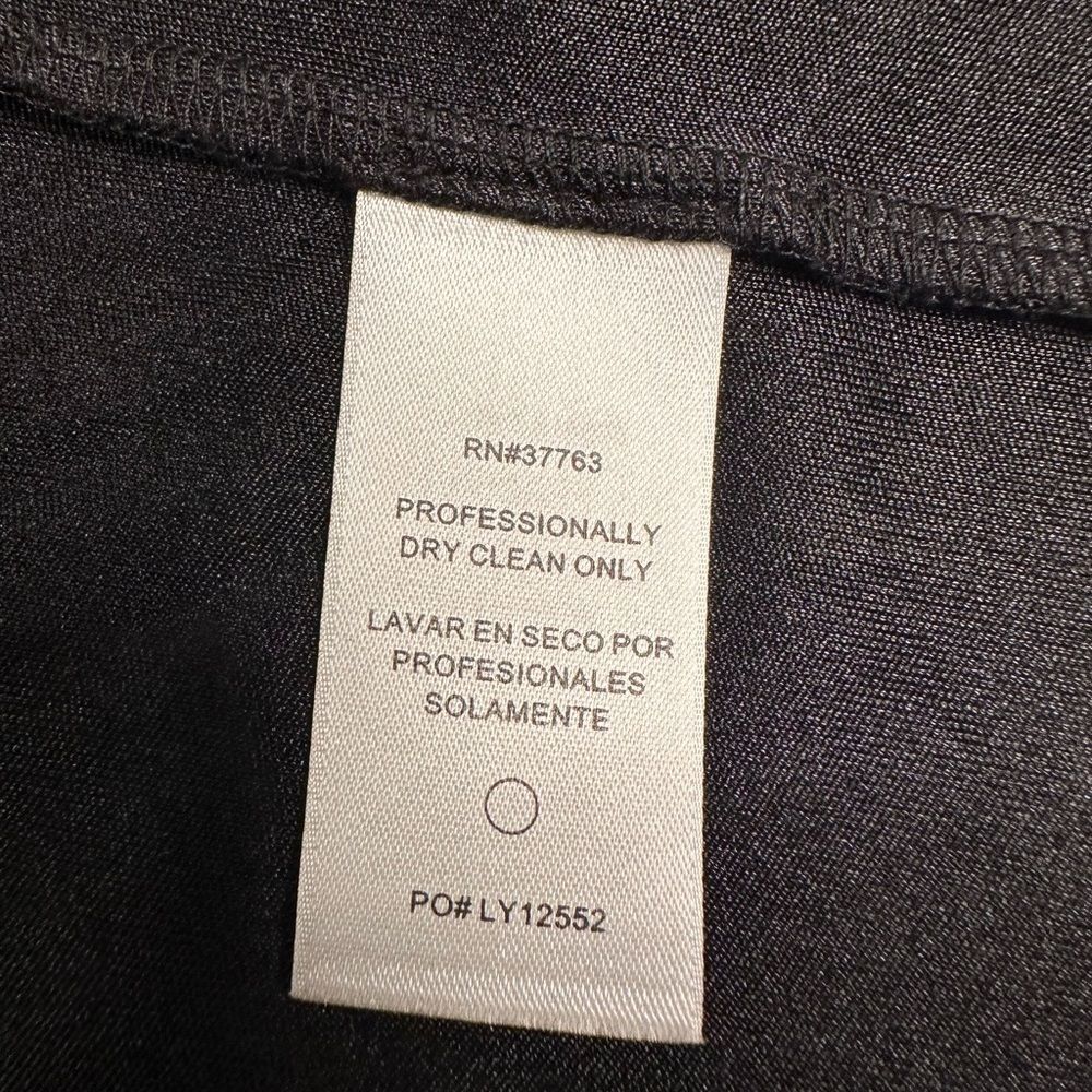 NWT Laundry by Shelli Segal Black Lace Long Sleeve Zip Front Shift Dress Size 12 - Picture 13 of 13